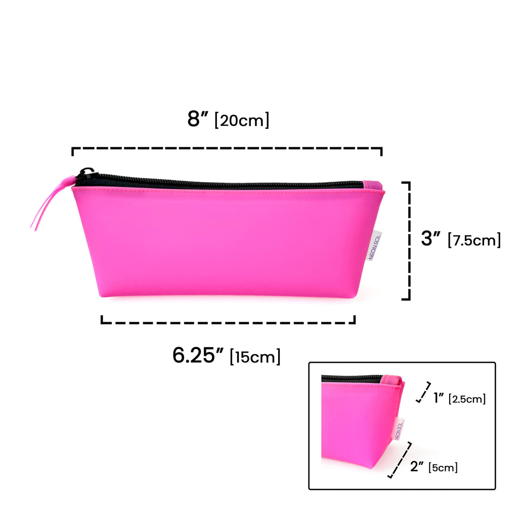 Frosted Jelly Pencil Case | orchid